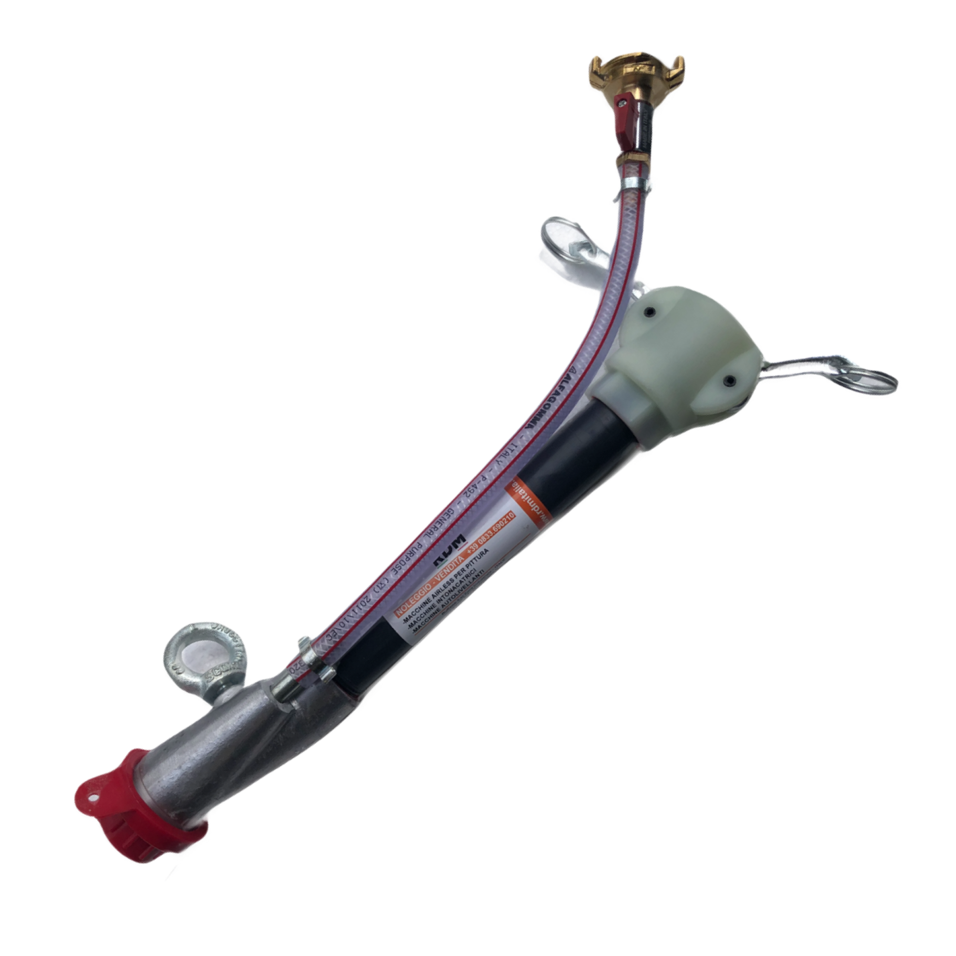 LANCIA PER INTONACO CON ATTACCO A LEVA 25X1 - CM35